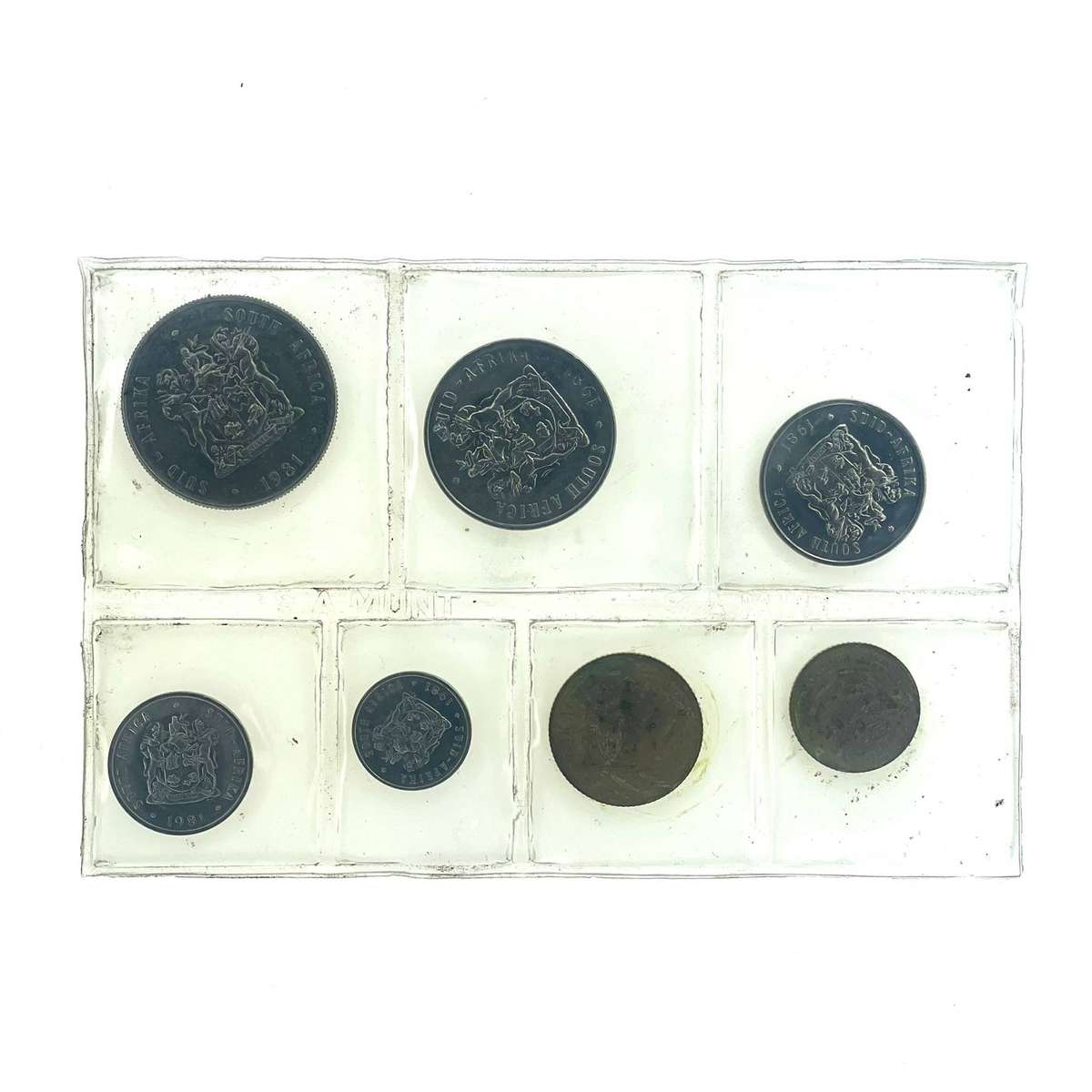 1981 South Africa (UNC) Uncirculated Mint Pack Set  * **Mintage ONLY 10,000**