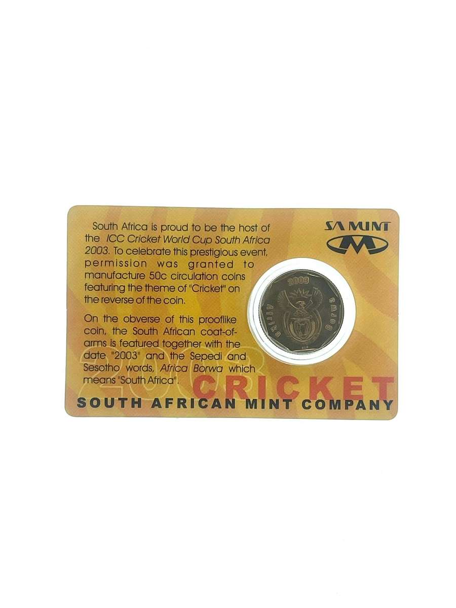 2003 UNC Cricket 50c (Hard to find)