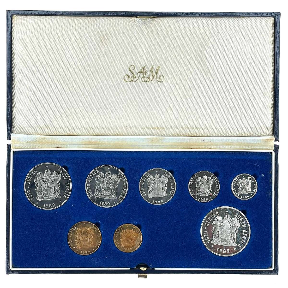 1989 South Africa Proof Coin Set **Mintage ONLY 9571**