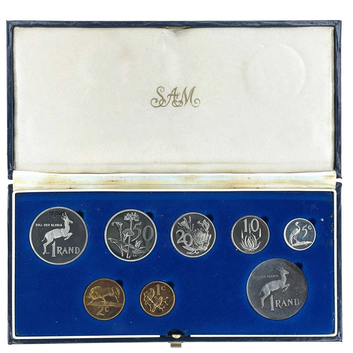 1989 South Africa Proof Coin Set **Mintage ONLY 9571**