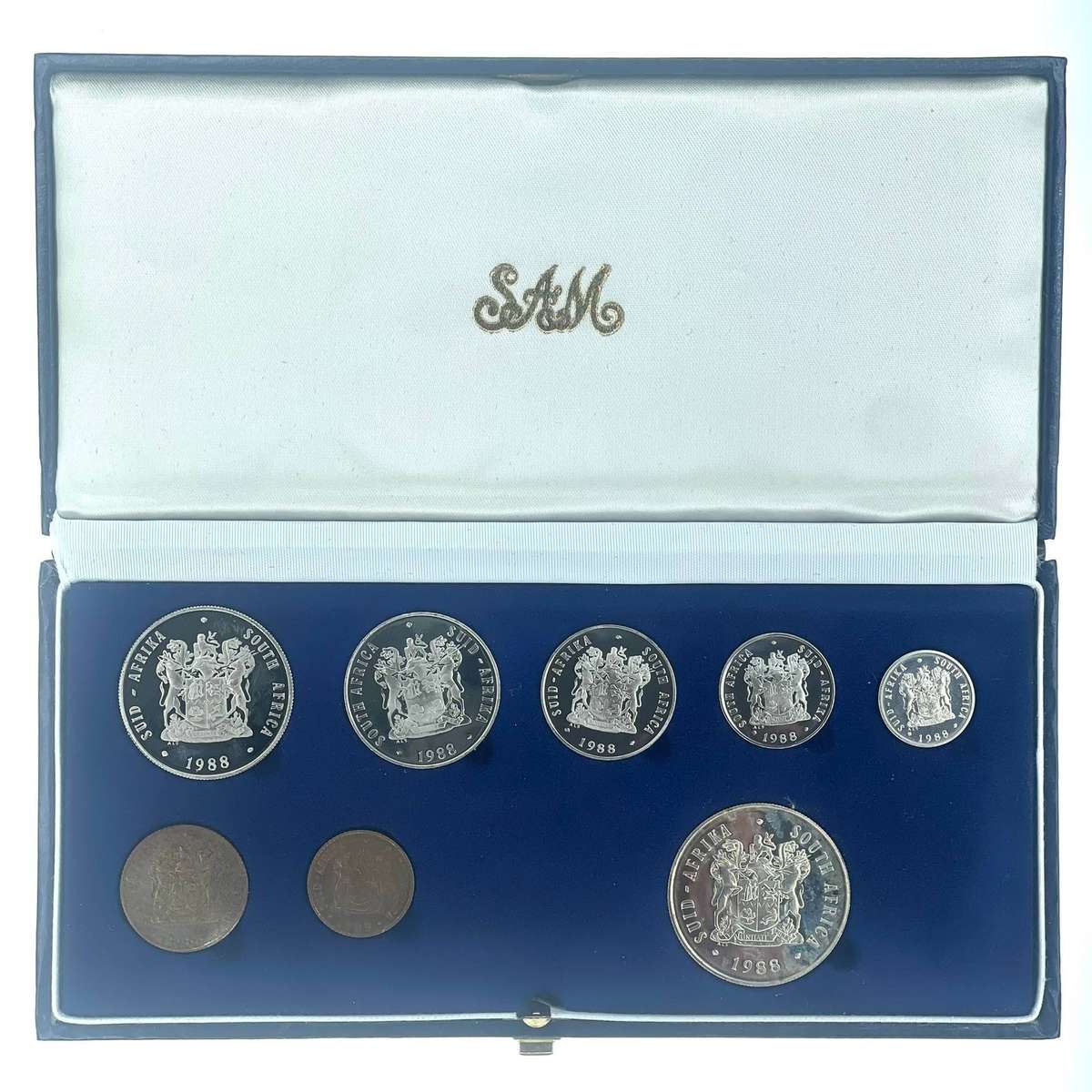1988 South Africa Proof Coin Set **Mintage ONLY 7250**