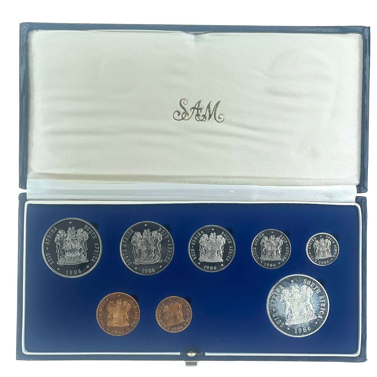 1986 South Africa Proof Coin Set **Mintage ONLY 7000**