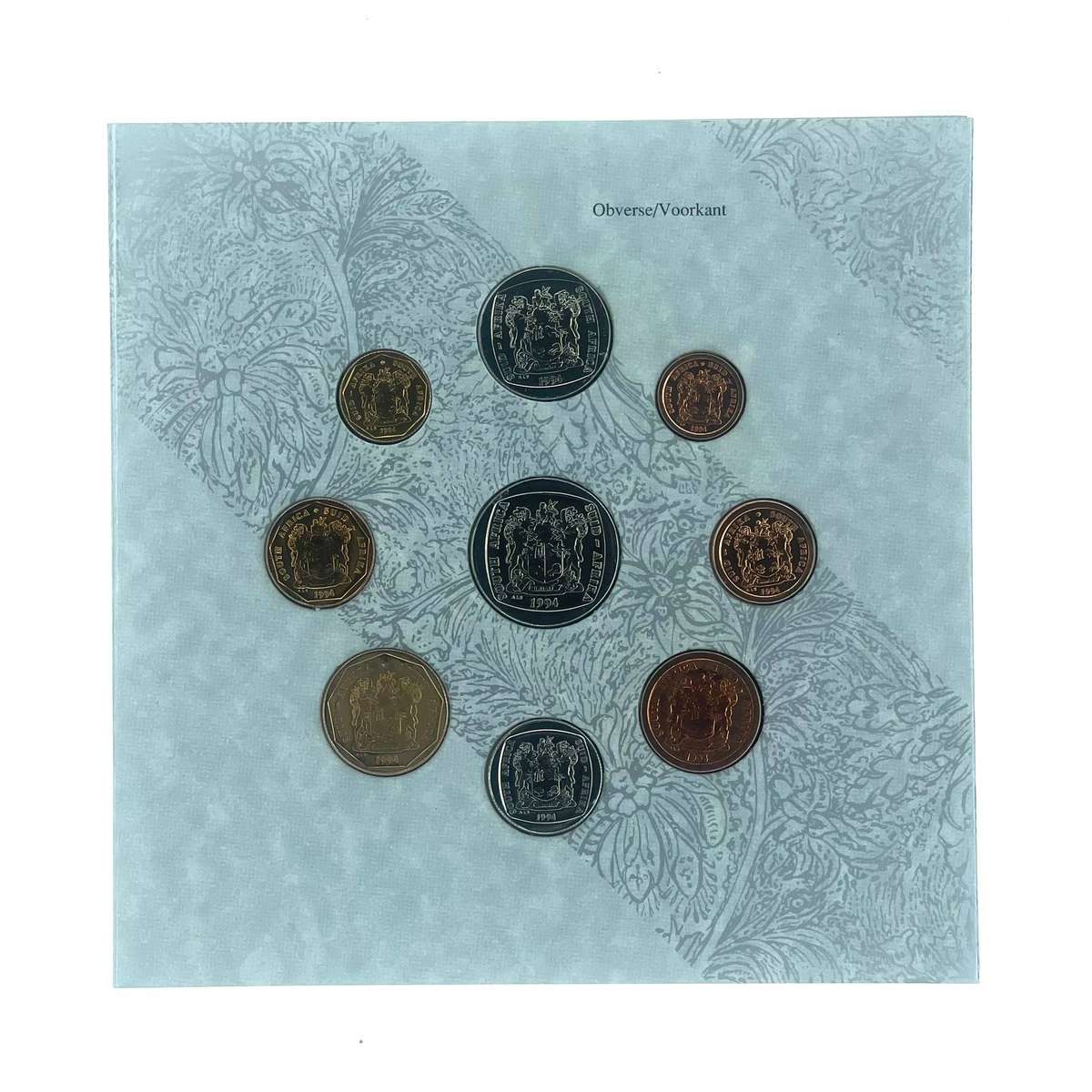 1994 South Africa (UNC) Brilliant Uncirculated Mint Set * **Mintage ONLY 5,508**