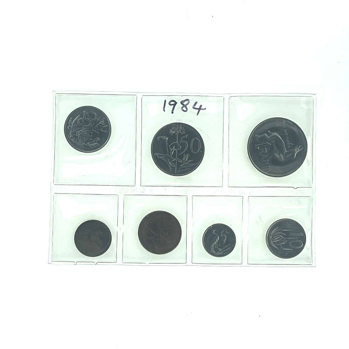 1984 South Africa (UNC) Uncirculated Mint Pack Set  * **Mintage ONLY 13,875**