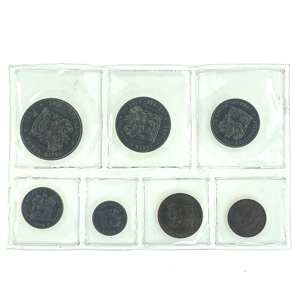 1986 South Africa (UNC) Uncirculated Mint Pack Set * **Mintage ONLY 9,100**