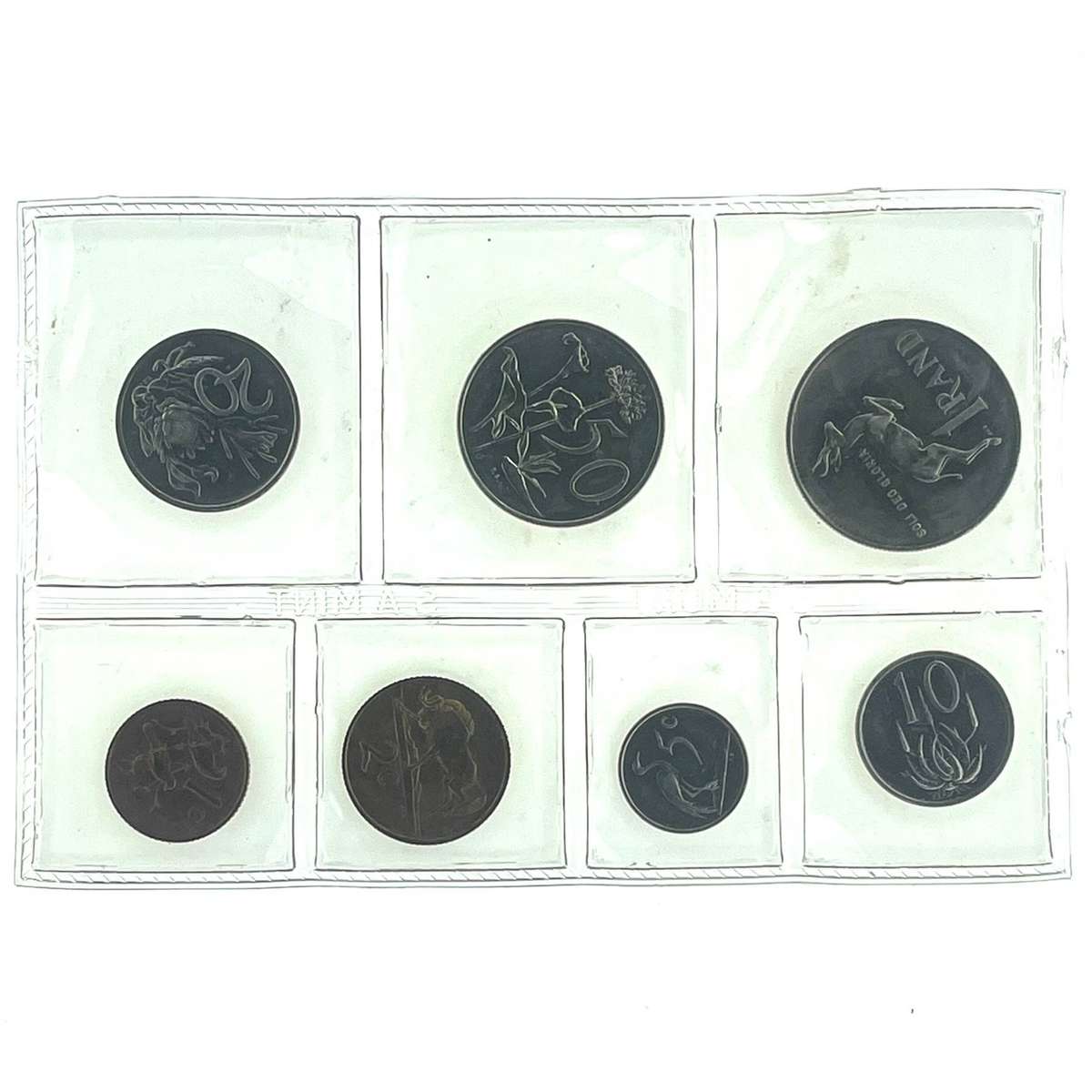 1986 South Africa (UNC) Uncirculated Mint Pack Set * **Mintage ONLY 9,100**