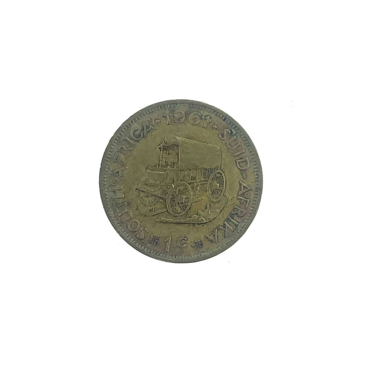 1961 South Africa 1 cent and 1/2 cent set