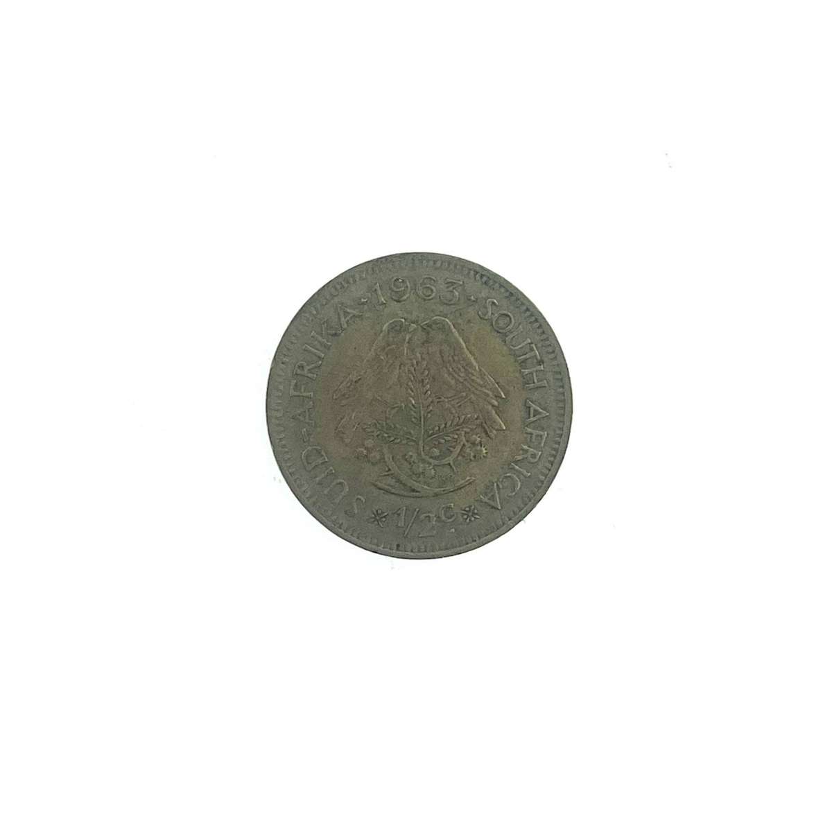 1963 South Africa 1 cent and 1/2 cent set