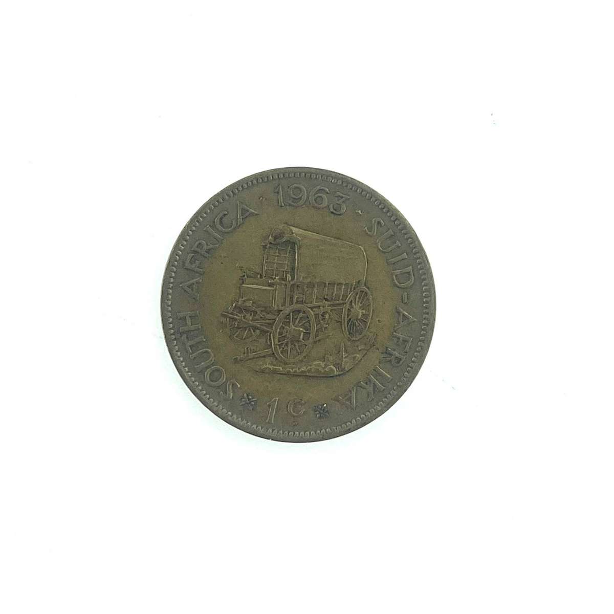1963 South Africa 1 cent and 1/2 cent set