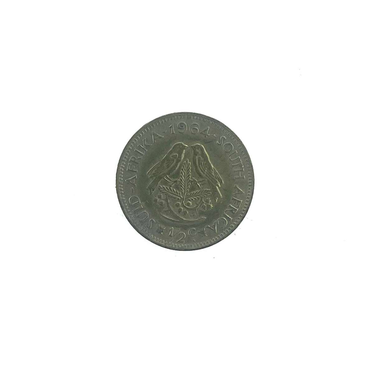 1964 South Africa 1 cent and 1/2 cent set