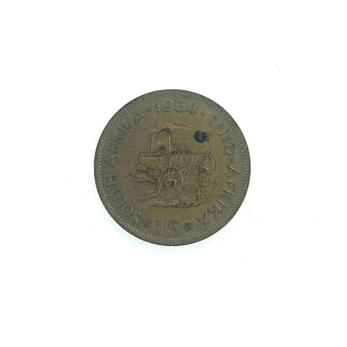 1964 South Africa 1 cent and 1/2 cent set