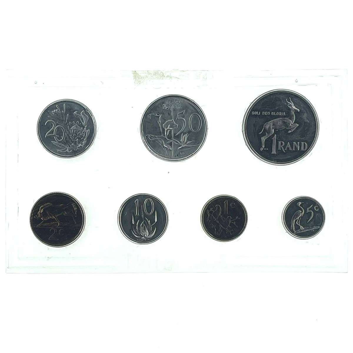 1987 South Africa (UNC) Uncirculated Mint Pack Set * **Mintage ONLY 7,642**