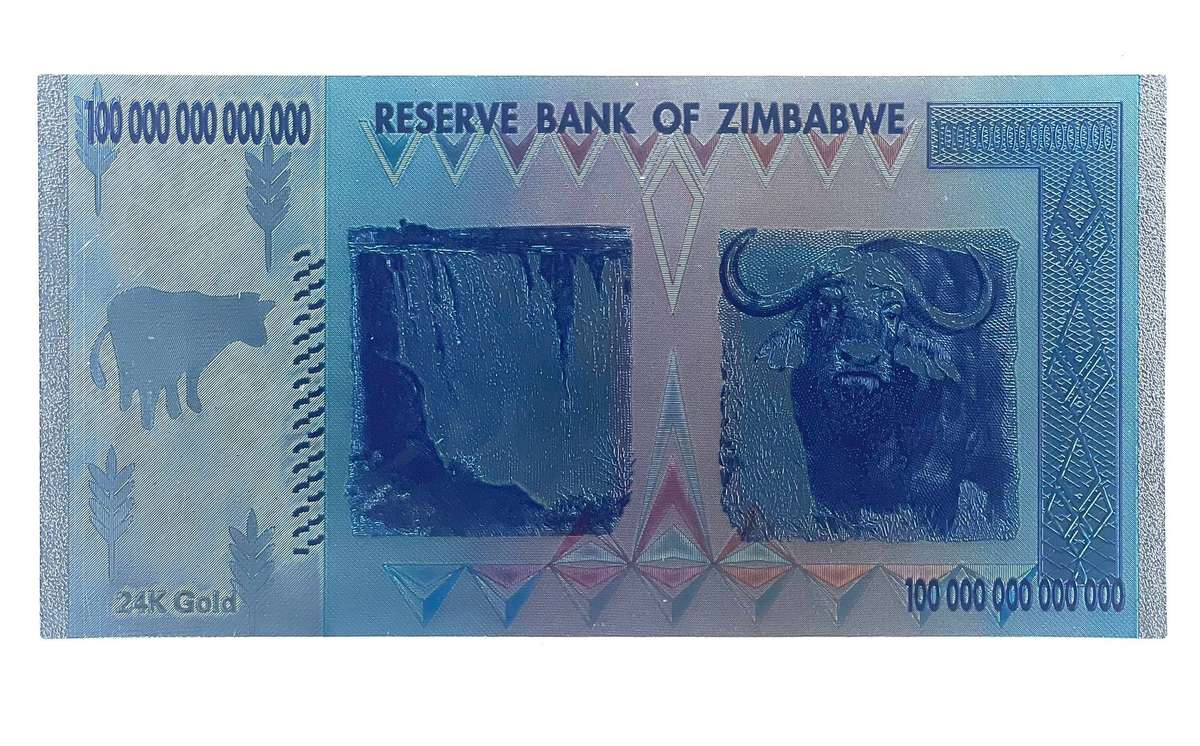 1 Trillion Zimbabwean dollar note