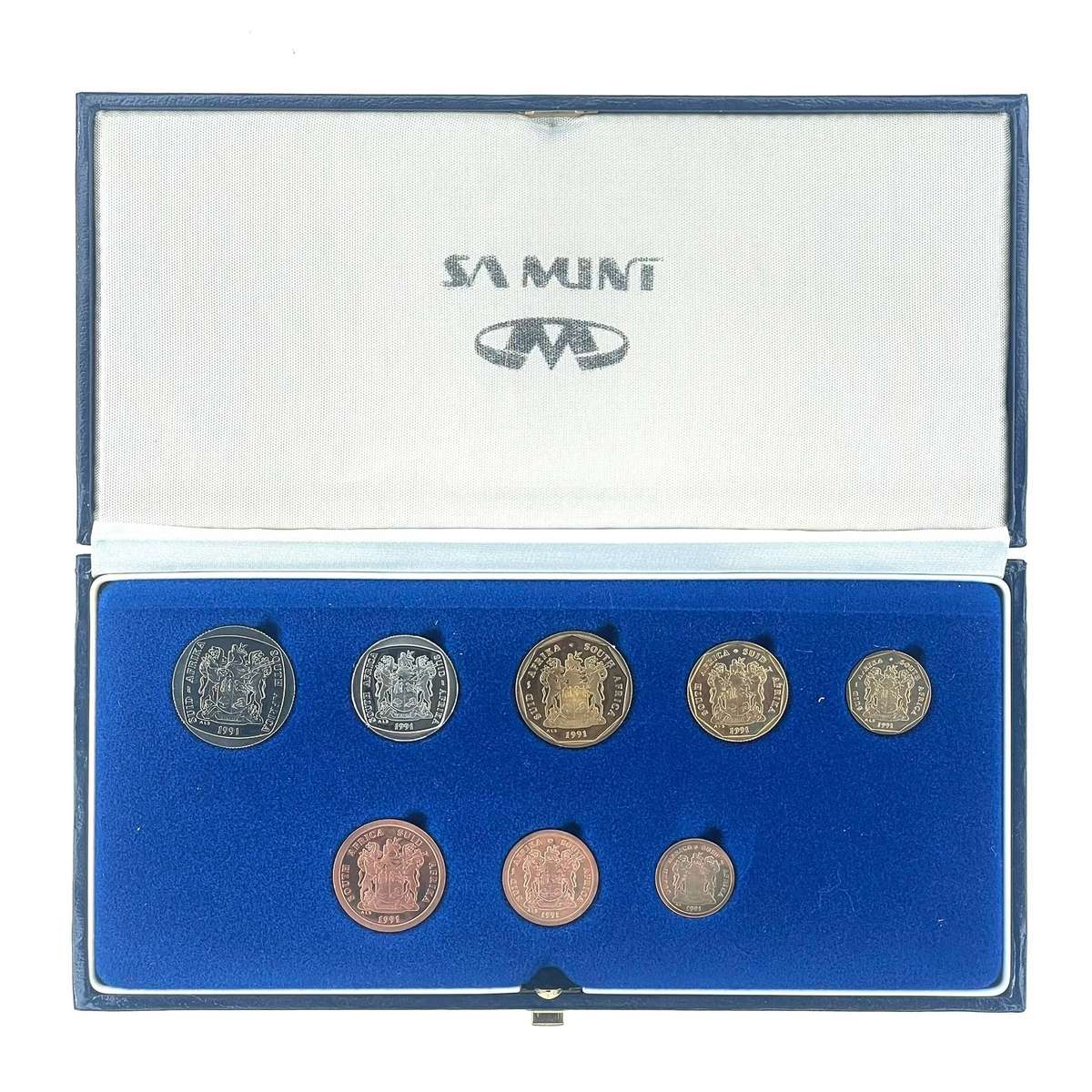1991 South Africa Proof Coin Set in original mint box