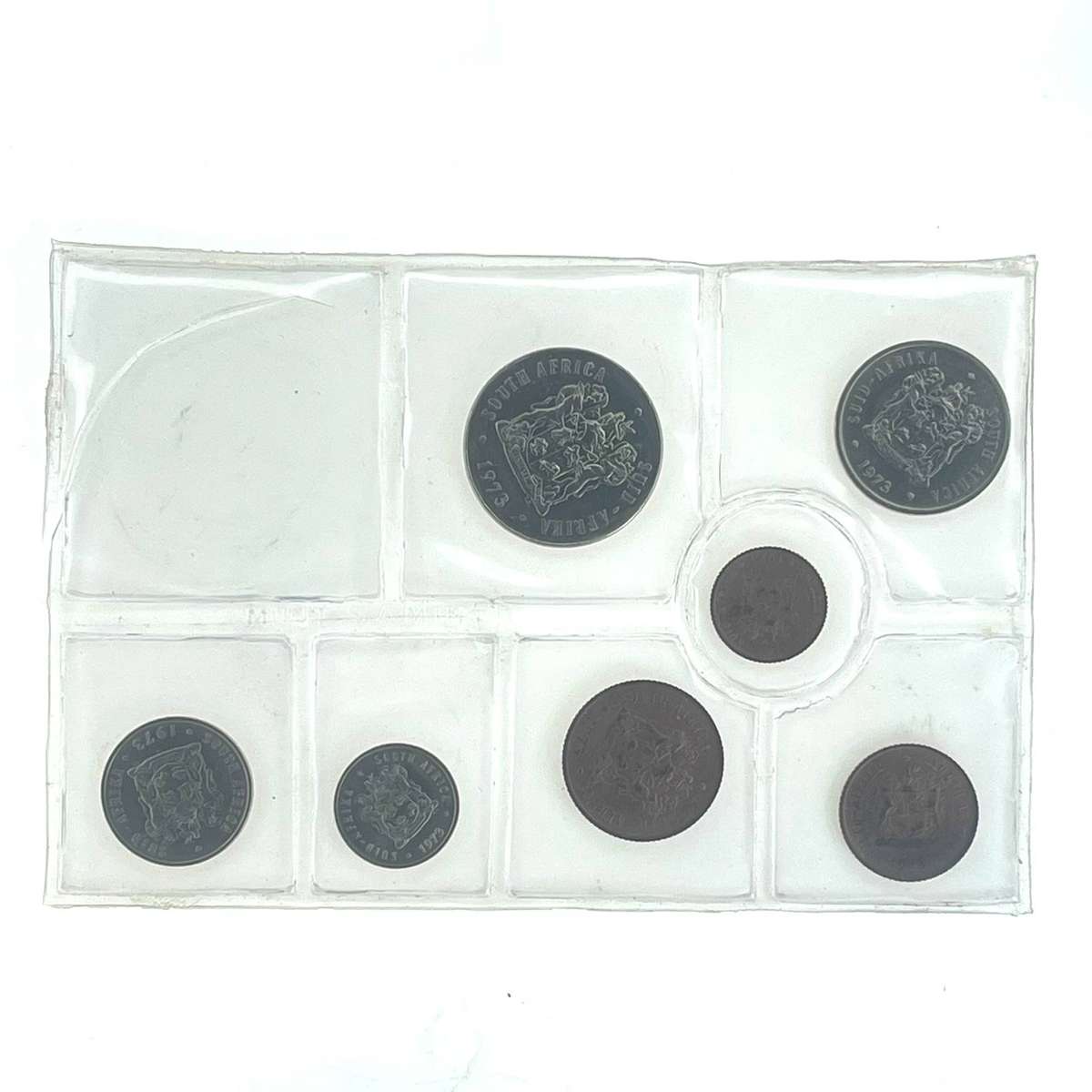 1973 South Africa (UNC) Uncirculated Mint Pack Set (No Silver R1) * **Mintage ONLY 20,000**