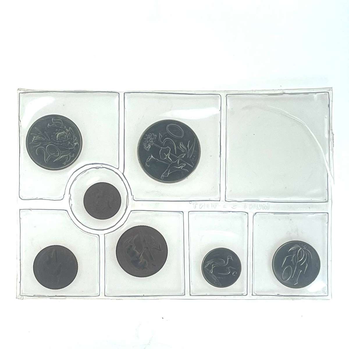 1973 South Africa (UNC) Uncirculated Mint Pack Set (No Silver R1) * **Mintage ONLY 20,000**