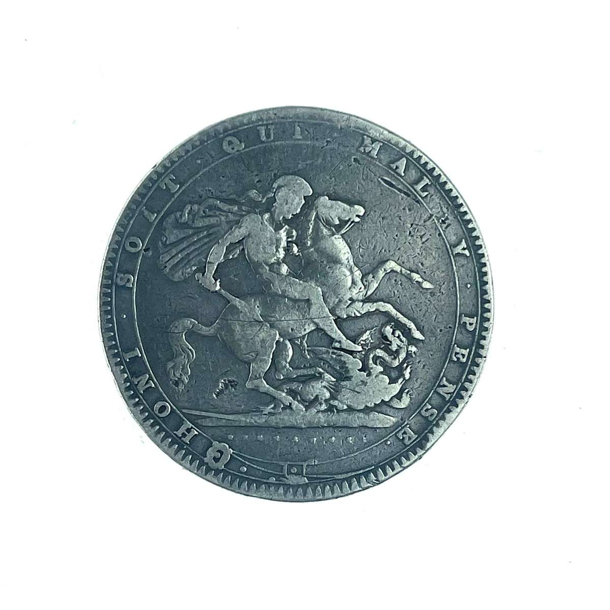 1820 Great Britain George III Sterling-Silver Crown