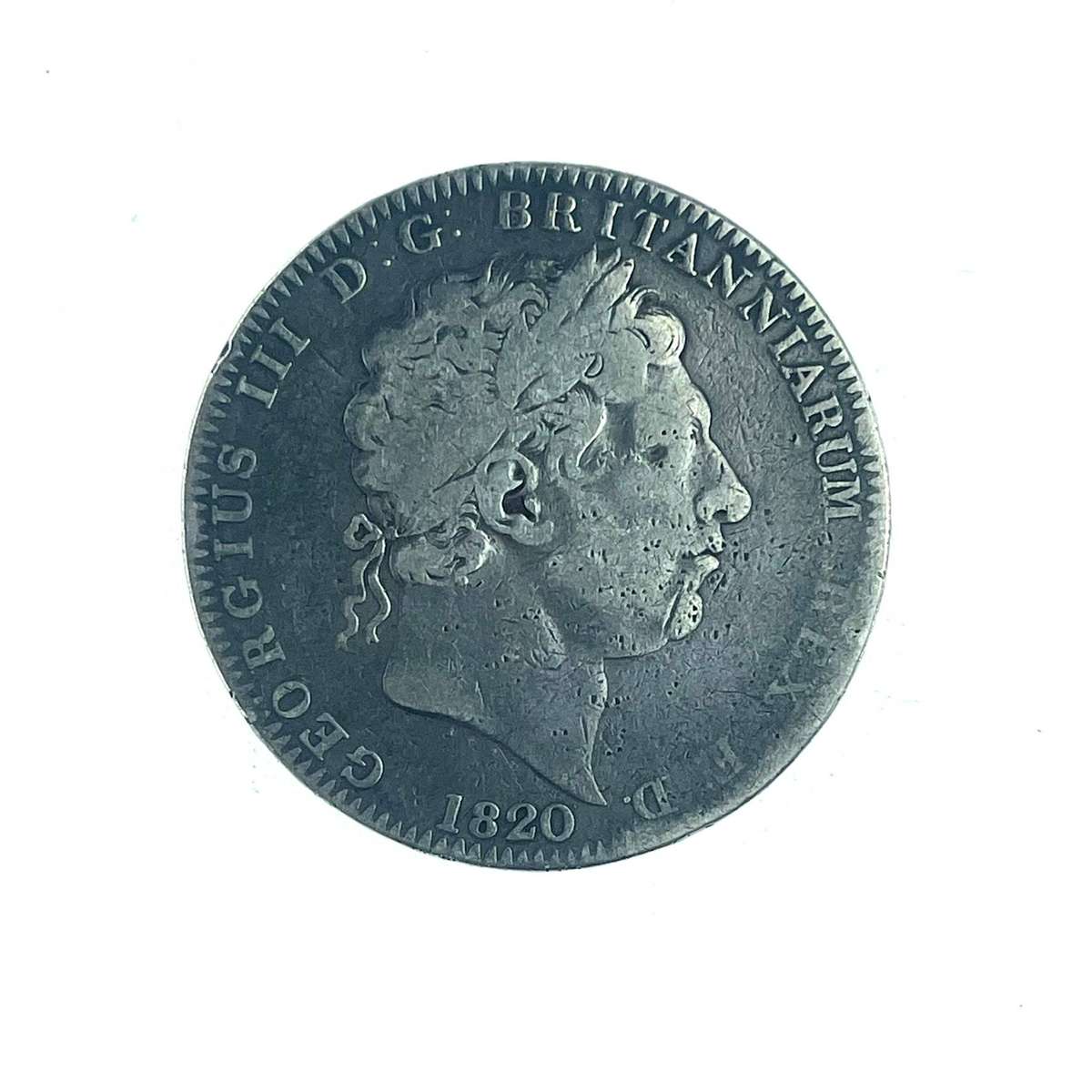1820 Great Britain George III Sterling-Silver Crown