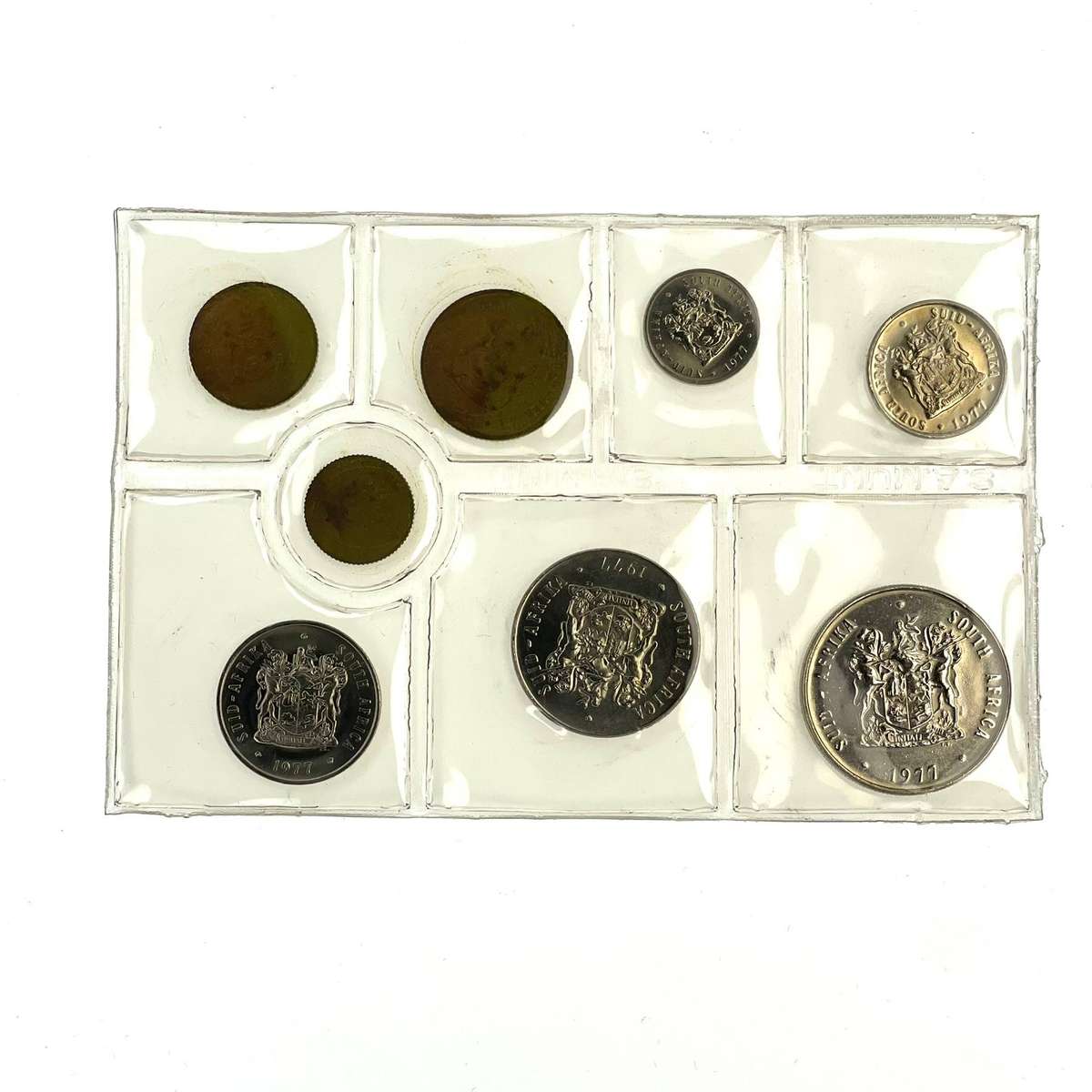 1977 South Africa (UNC) Uncirculated Mint Pack Set  * **Mintage ONLY 20,000**