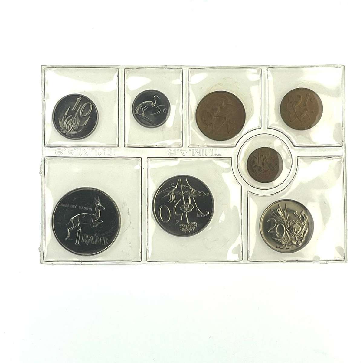 1977 South Africa (UNC) Uncirculated Mint Pack Set  * **Mintage ONLY 20,000**