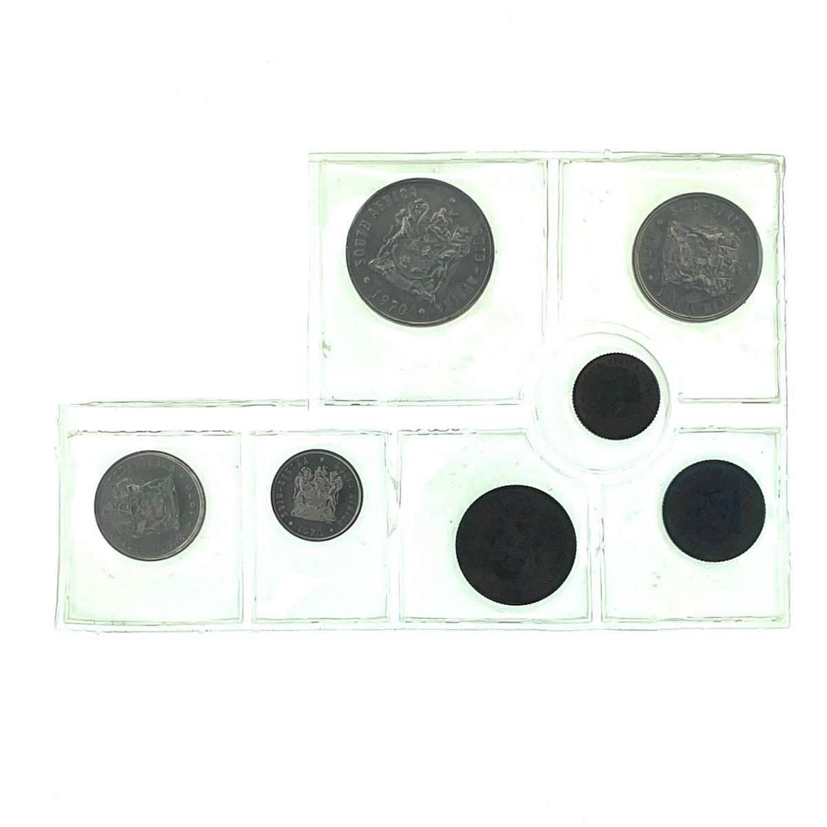 1970 South Africa (UNC) Uncirculated Mint Pack Set (No Silver R1)* **Mintage ONLY 20,000**