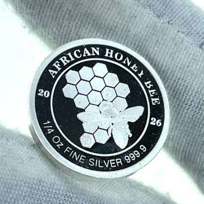 2026 South African 1/4 oz Fine Silver Honey Bee