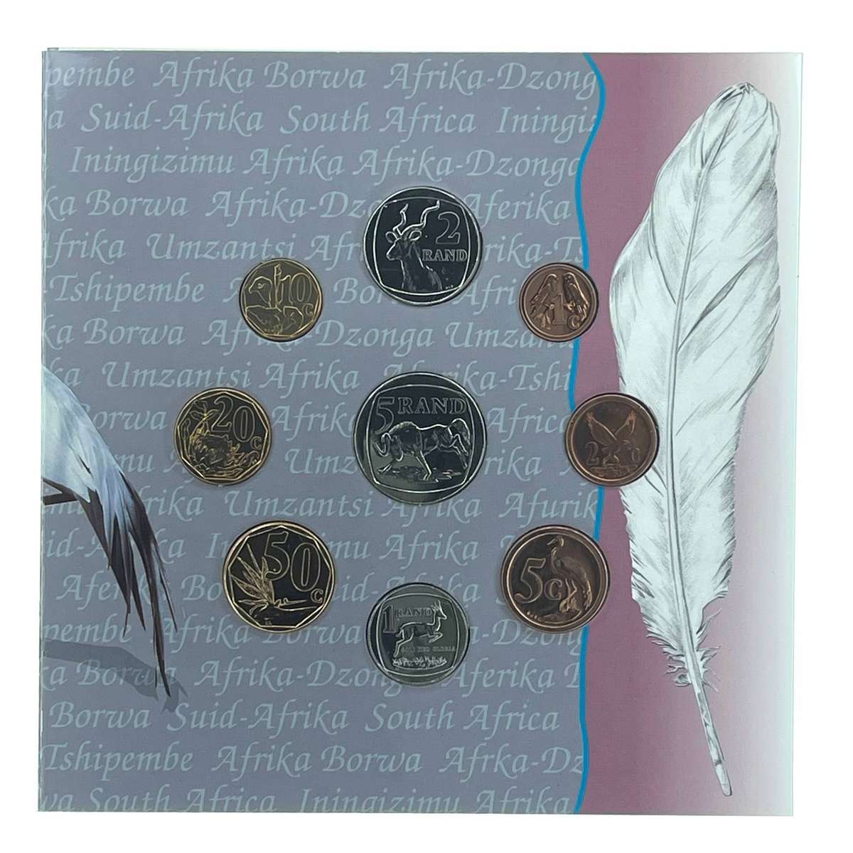 1996 South Africa (B-UNC) Brilliant Uncirculated Mint Set * **Mintage ONLY 5,766**