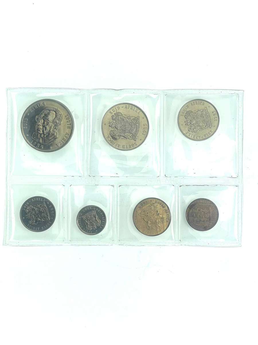 1985 South Africa (UNC) Uncirculated Mint Pack Set  * **Mintage ONLY 10,200**