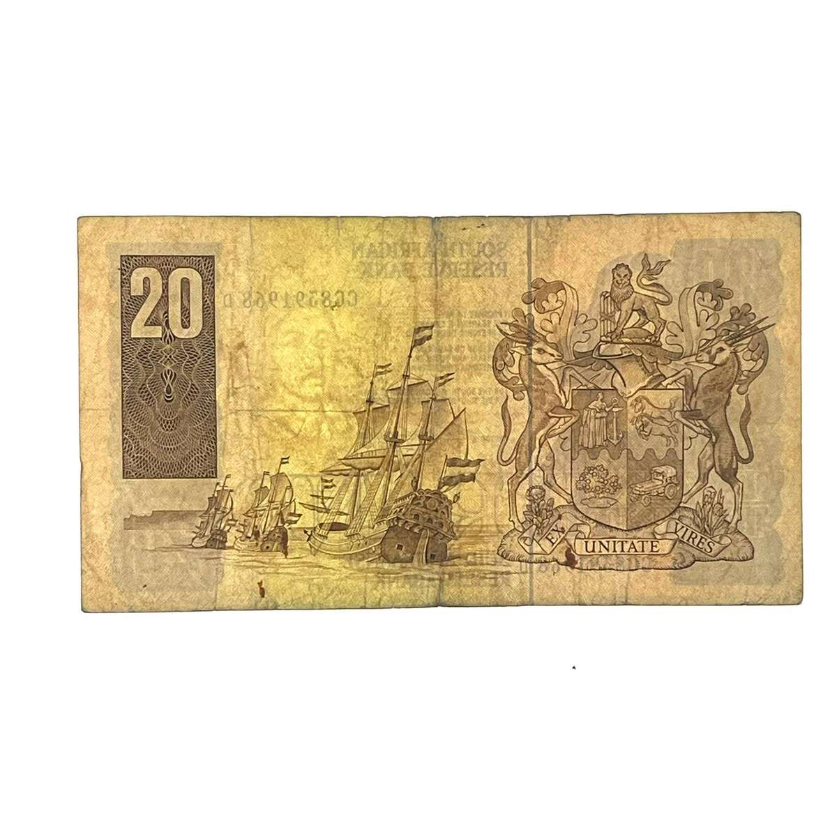 South African AUNC C.L. Stals R20 Banknote