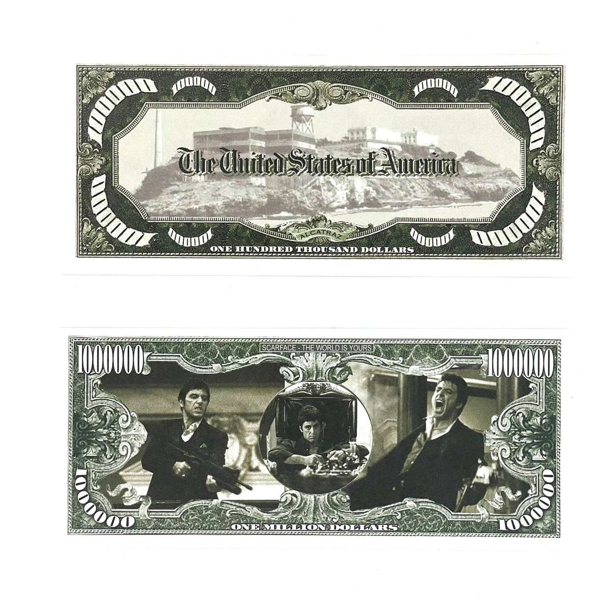 Iconic Scarfaced Gangsters(Set of x2 Notes)(Bid Per Note)