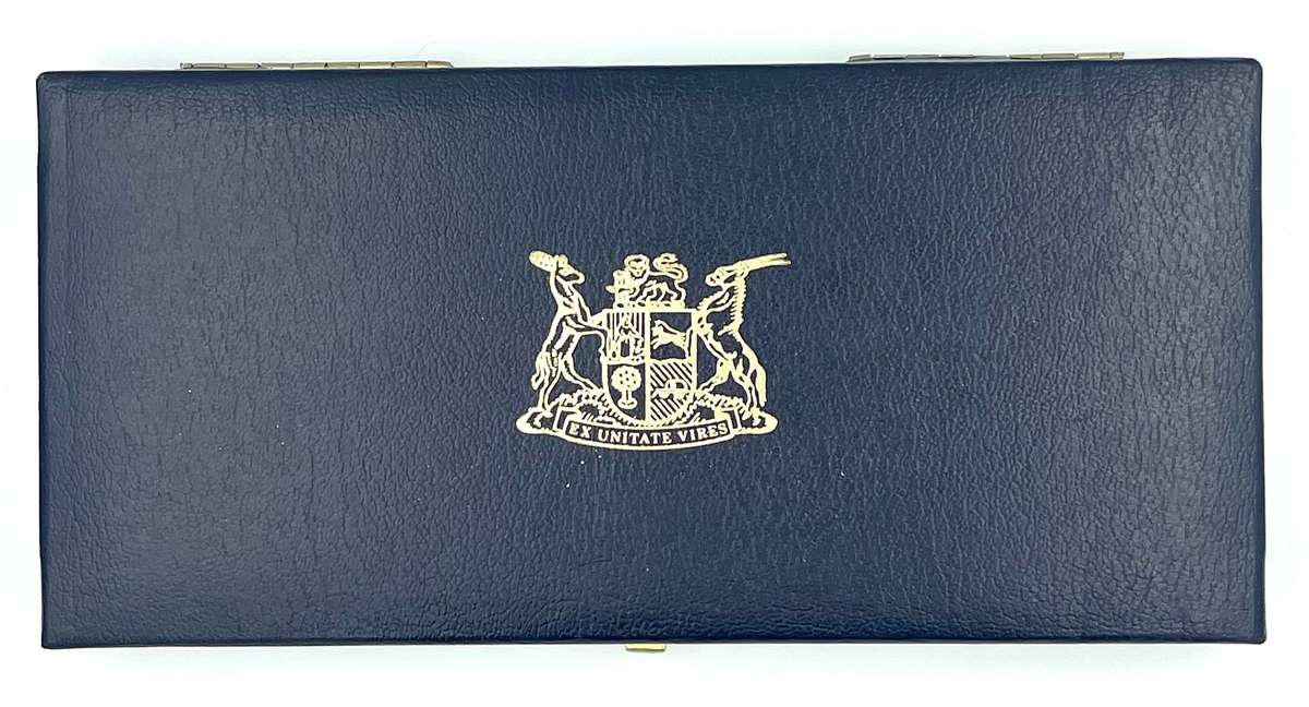 1986 South Africa Proof Coin Set in original mint box **Mintage ONLY 7000**