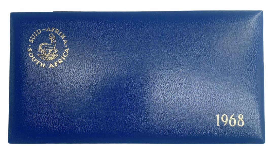 1968 South Africa Proof Coin Set in original mint box **Mintage ONLY 15000**