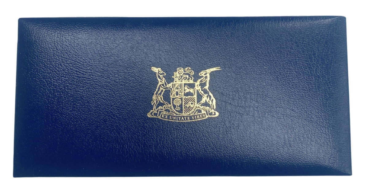 1985 South Africa Proof Coin Set in original mint box **Mintage ONLY 9859**