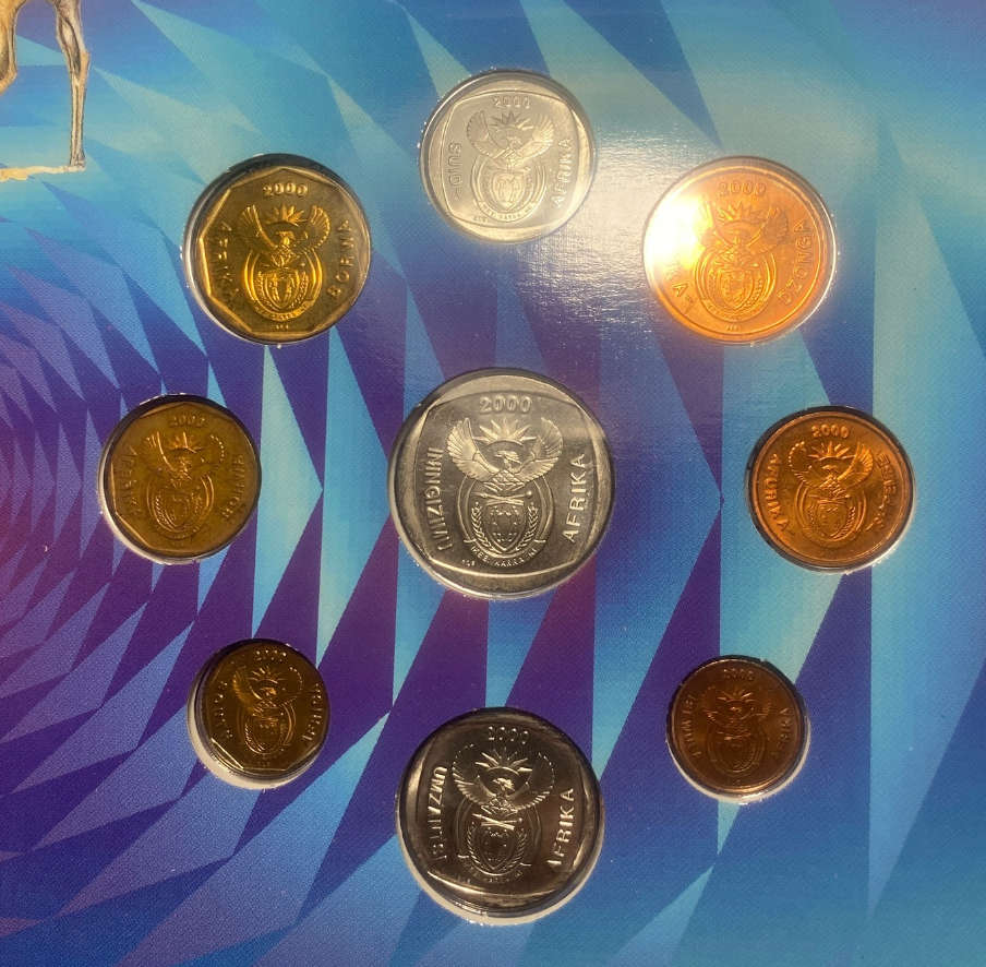 2000 South Africa (UNC) Uncirculated Mint Set - New Coat of Arms