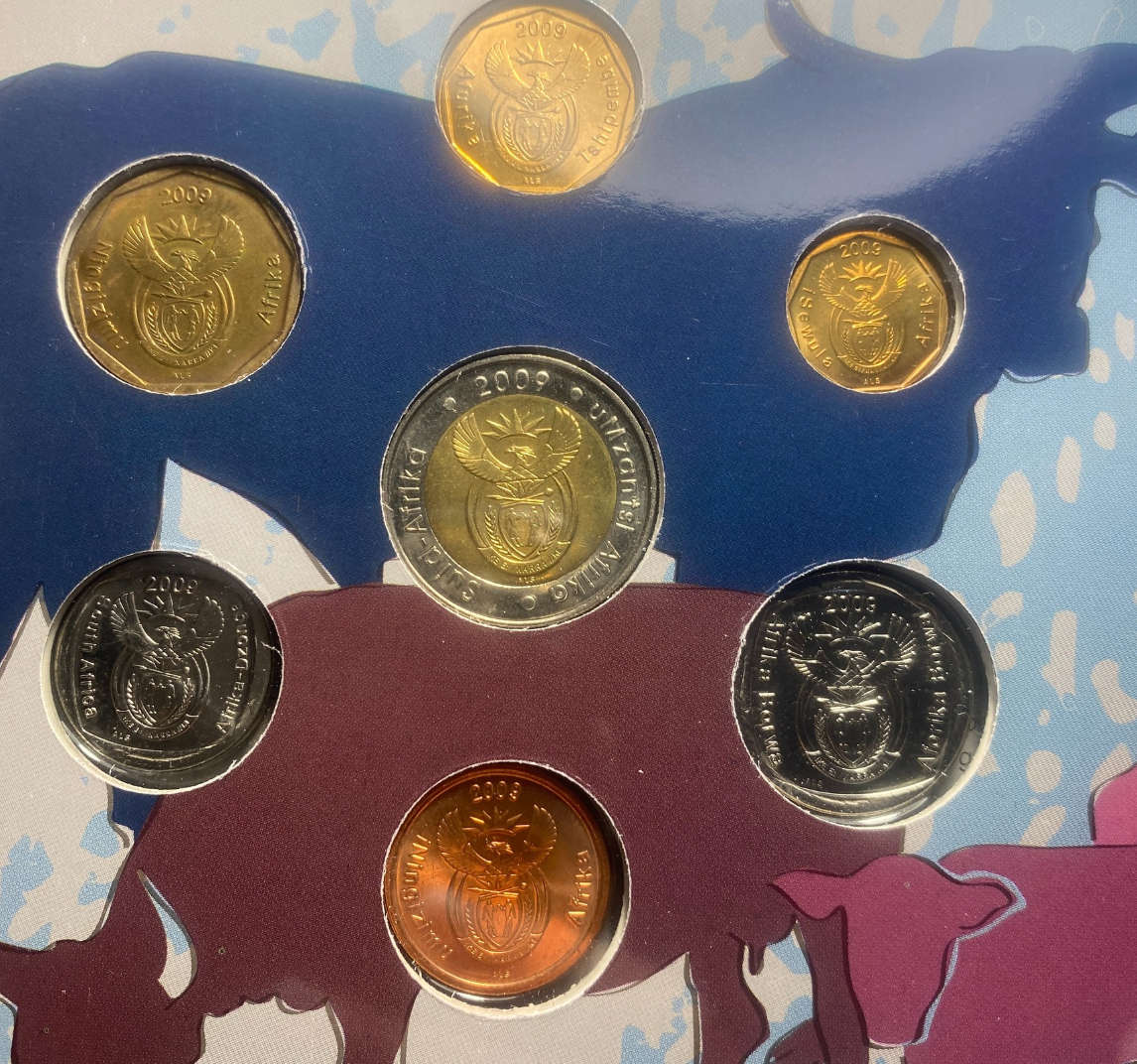 2009 South Africa (UNC) Uncirculated Mint Set * **Mintage ONLY 767**