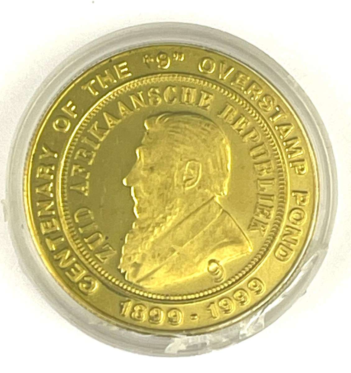 Commemorative Single 9 Overstamp Medallion
