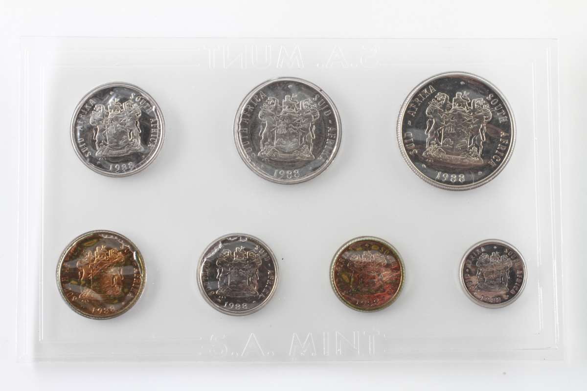 1988 South Africa (UNC) Uncirculated Mint Pack Set * **Mintage ONLY 6,250**