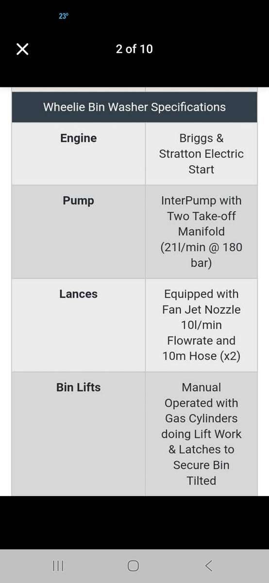 New Trend double hose weelie bin and paving washing trailer with 400L water tank