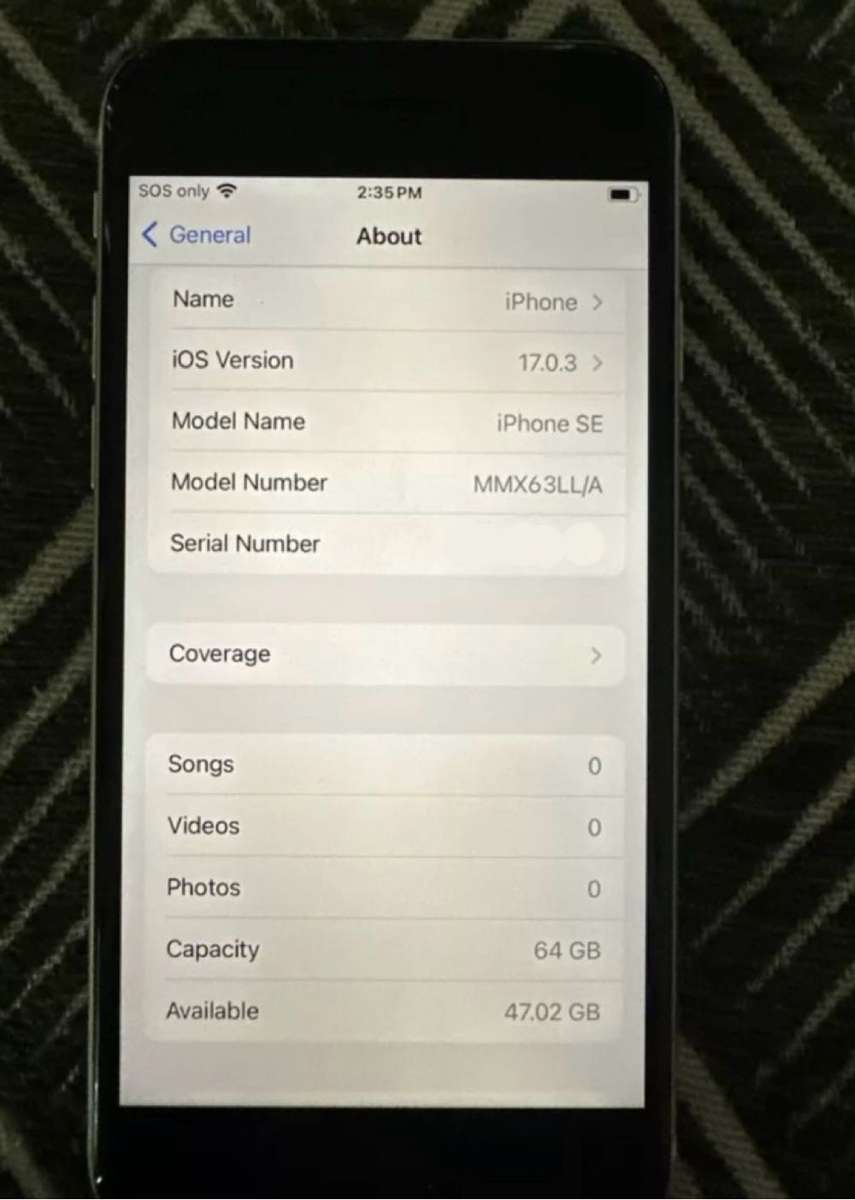 IPHONE SE 2022(3rd gen) 64GB