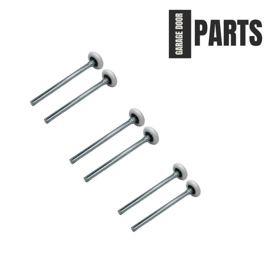 Sectional Garage Door Long Stem Nylon Roller (170mm length) (6 pack)