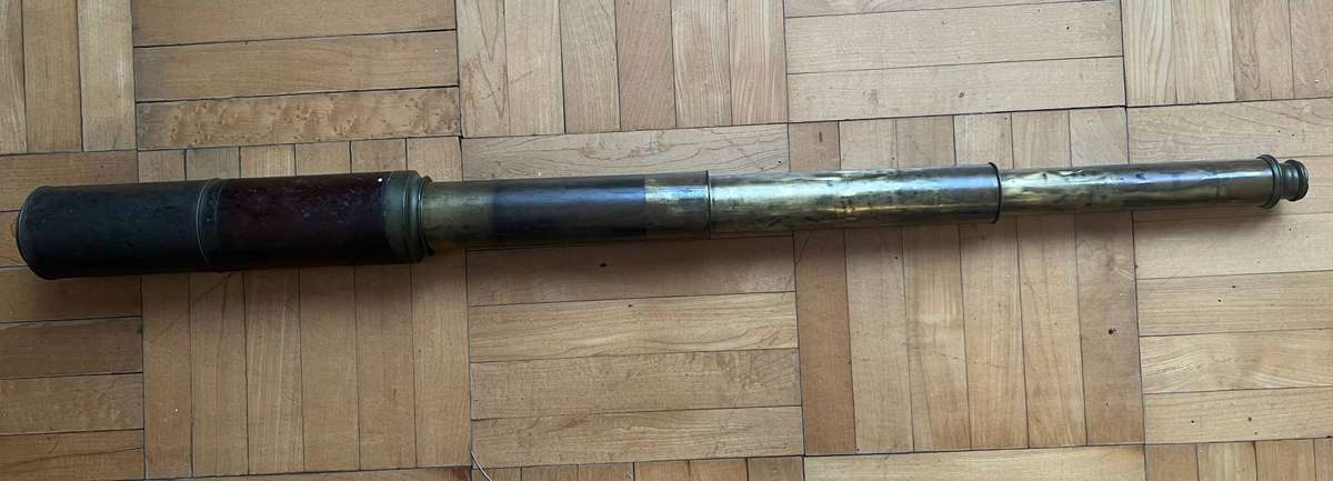 Antique 3 draw Brass Telescope