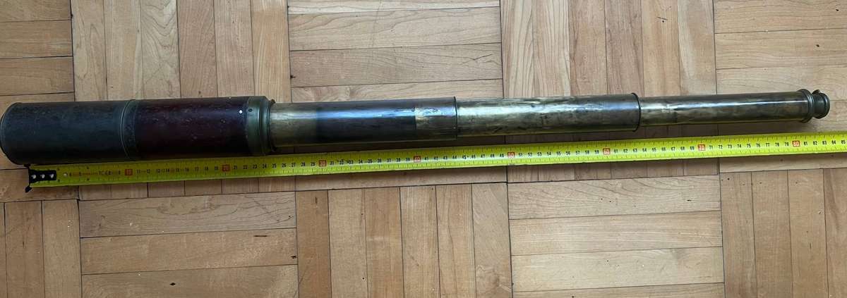 Antique 3 draw Brass Telescope
