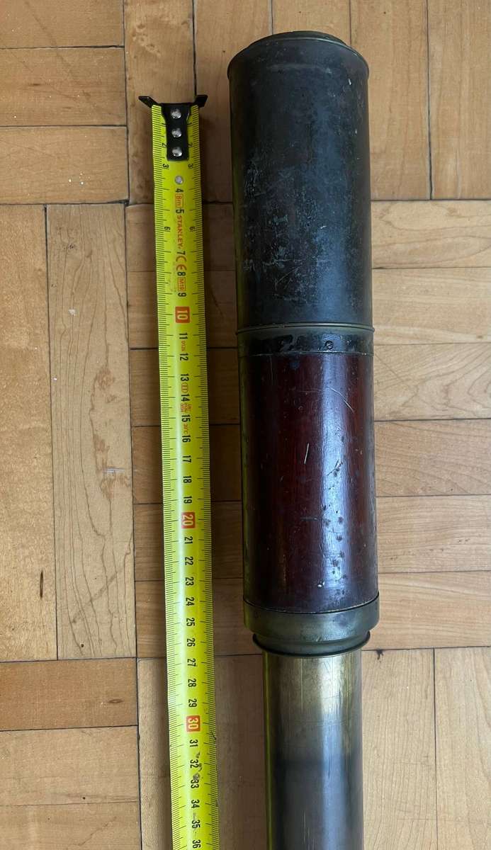 Antique 3 draw Brass Telescope