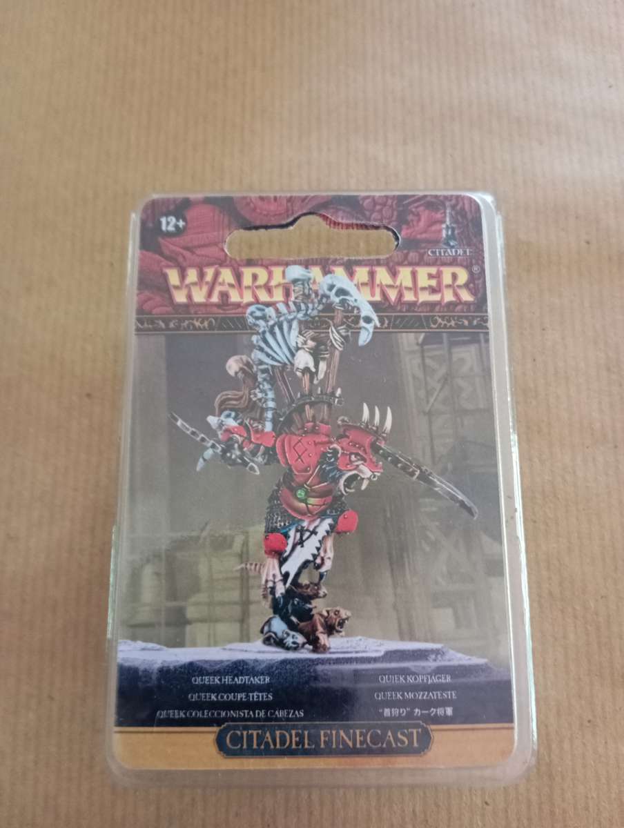 Warhammer Skaven Queek Headtaker (Finecast)