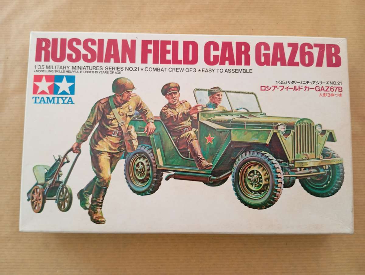 Scale Model Kit 1:35 - Russian Field Car - Tamiya