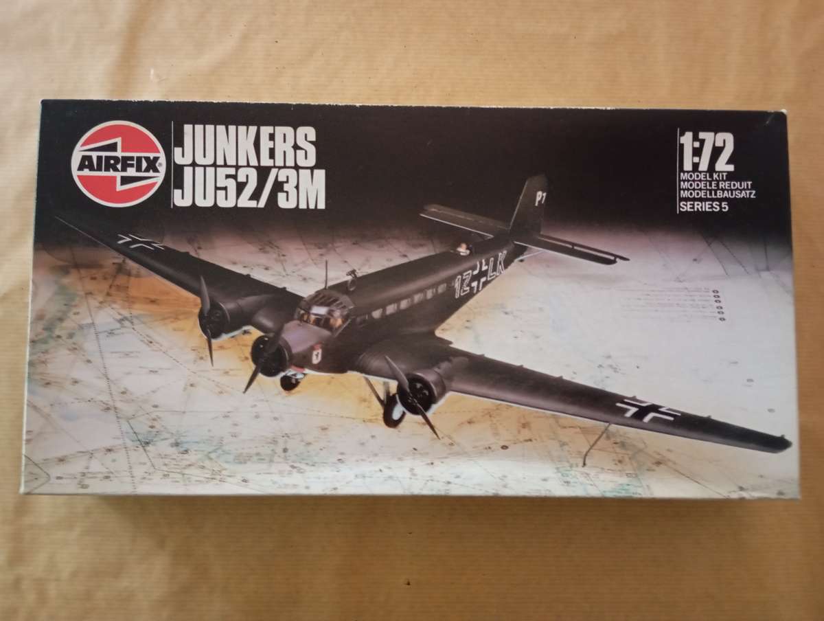 Scaled Model Kit 1:72 - Junkers JU52/3m - Airflix