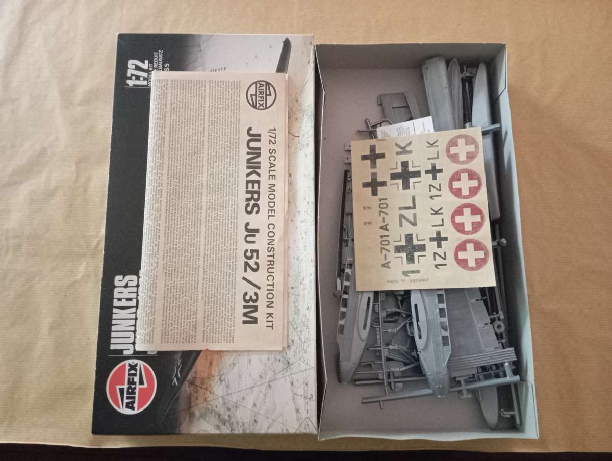 Scaled Model Kit 1:72 - Junkers JU52/3m - Airflix