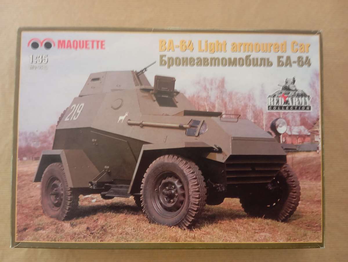 Scale Model Kit 1:35 - SBA-64 Light Armored Car - Maquette