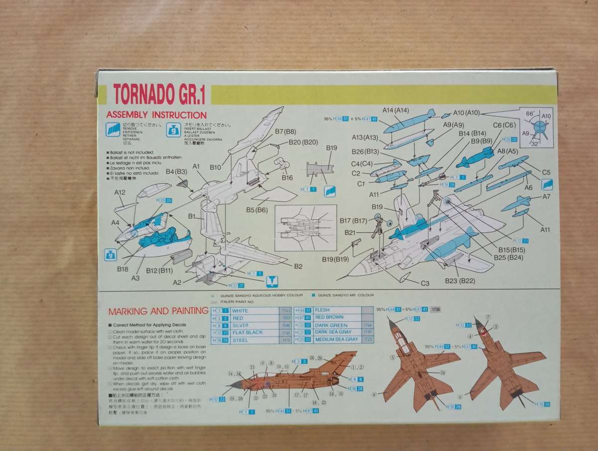 Scaled Model Kit 1:144 - Tornado GR.1 - Dragon
