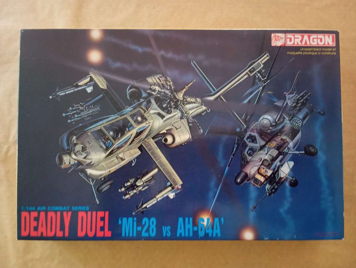 Scale Model Kit 1:144 - Deadly Duel Mi-28 vs AH-64A - Dragon